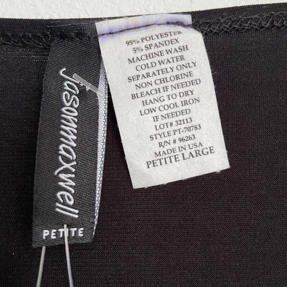 NWT Jason Maxwell Black & White Classic Blouse - Picture 7 of 9